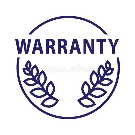 Warranty Icon Years Warranty Label Vector Illustration Isolated On