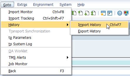 solved stms importing history   transport request sap community