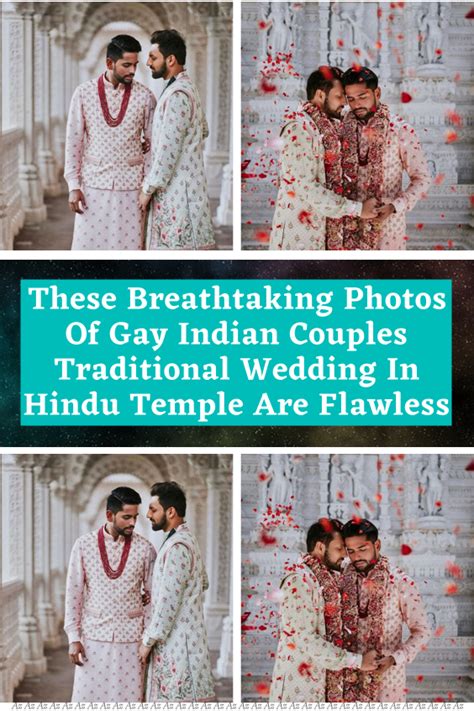 These Breathtaking Photos Of Gay Indian Couples Traditional Wedding In Hindu Temple Are Flawless
