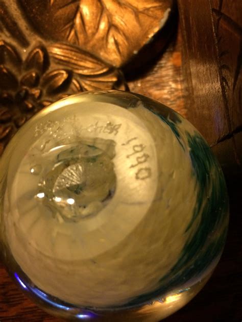 Paperweight Signed Handmade Paperweight Etsy