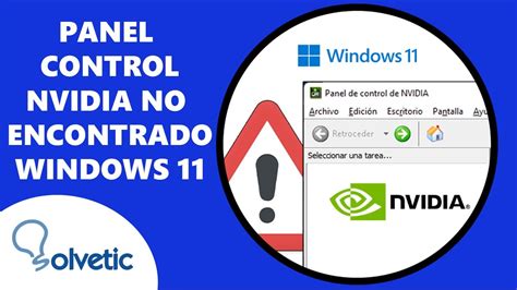 Panel De Control Nvidia No Encontrado Windows Youtube