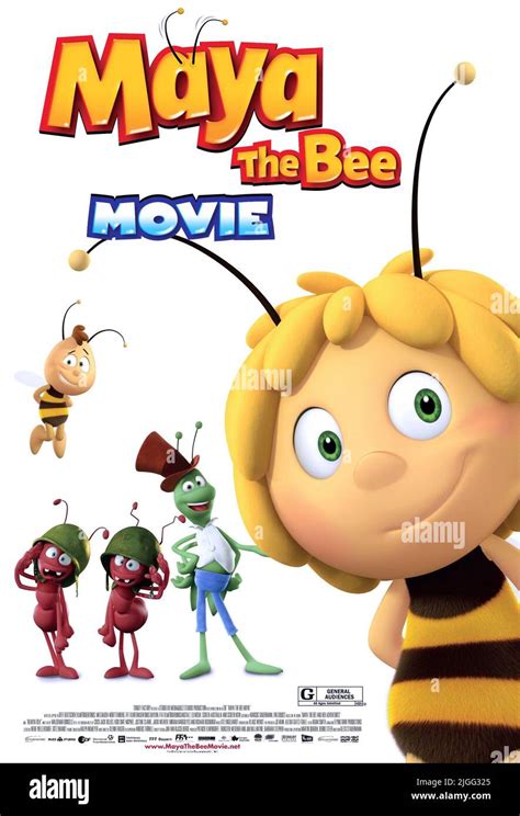 MAYA POSTER, MAYA THE BEE MOVIE, 2014 Stock Photo - Alamy