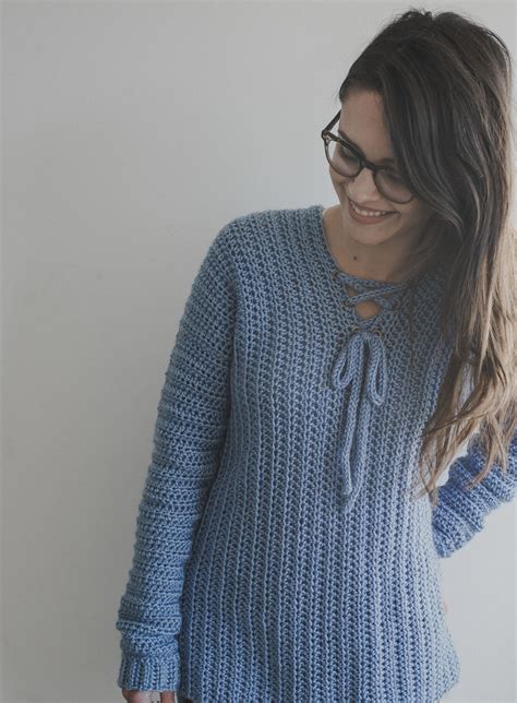 Free Crochet Pattern For The Cross My Heart Sweater — Megmade With Love