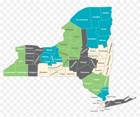 Capital Region - New York Capital Region Map, HD Png Download ...