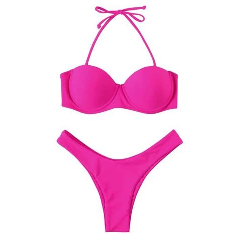 Maillot De Bain Bikinis Sexy L Opard Bandeau Ensemble Bikini Maillot De Bain Maillots De