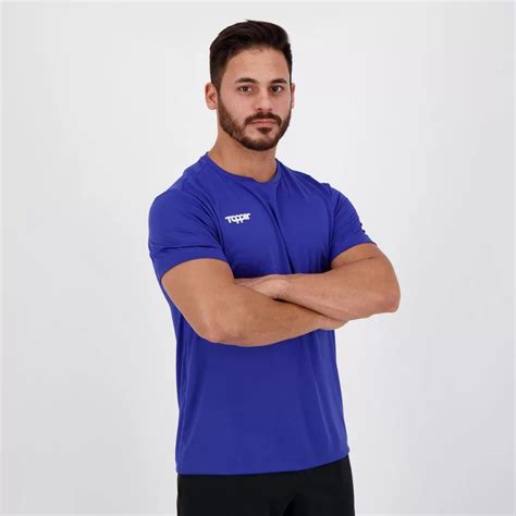 Topper Camiseta Fut Classic Masculina Azul Us T Nis Sports