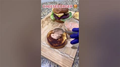 😱omg‼️ This Is The Most Delicious‼️ Cheeseburger 🍔 I Ever Made Shorts Cheeseburger Burger