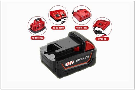 Milwaukee M Redlithium Ion V Battery Yoriyoi