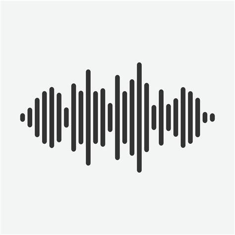 sound wave icon  voice recognition  virtual assistant speech sign