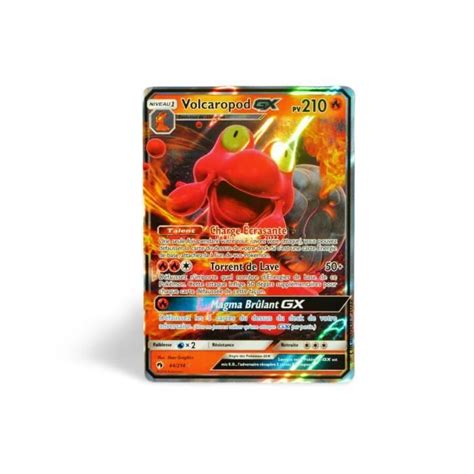 Carte Pokémon Volcaropod Gx 210 Pv 44 214 Sl8 Tonnerre Perdu Neuf Fr Cdiscount Jeux Jouets