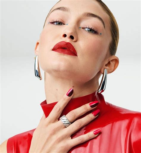 Gigi Hadid Maybellines Super Stay Matte And Vinyl Ink Campaign 2024