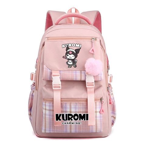 Рюкзак Куроми KUROMI с пушистым брелком - купить с доставкой по ...