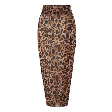 Leopard Bikini Set For Summer Three Piece Full Coverage Bra Chain Lace Up Sexy Women