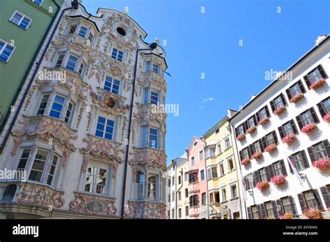 Cityscape Of Innsbruck In Austria Stock Photo Alamy