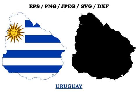 Uruguay National Flag Map Design Graphic by terrabismail · Creative Fabrica