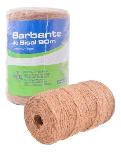 Barbante Sisal 2mm Rolo 90 Metros Artesanato Fio Amarração MercadoLivre