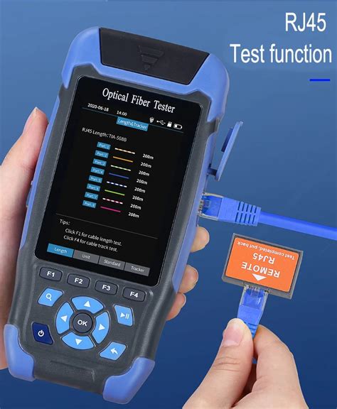 Ftth 60km Smart Otdr 1310nm1550nm Handheld Rs Fiber Optic Tester Exfo