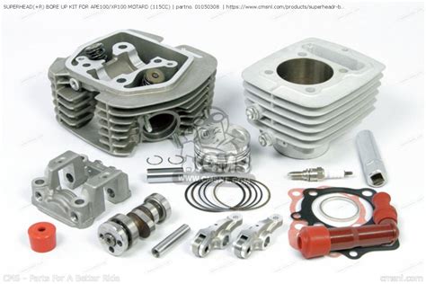 Superhead R Bore Up Kit For Ape Xr Motard Cc