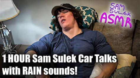 1 Hour Of Sam Sulek Car Talks Sleep Aid With Rain😴 Youtube