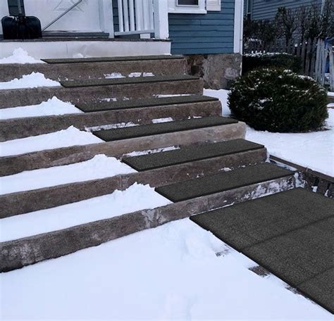 Heated Outdoor Stair Mats | Melt The Snow and Ice