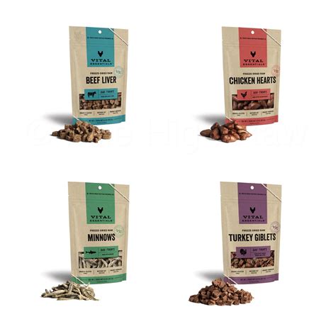 Vital Essentials Dog Treats Freeze-Dried Assorted Sizes & Proteins ...