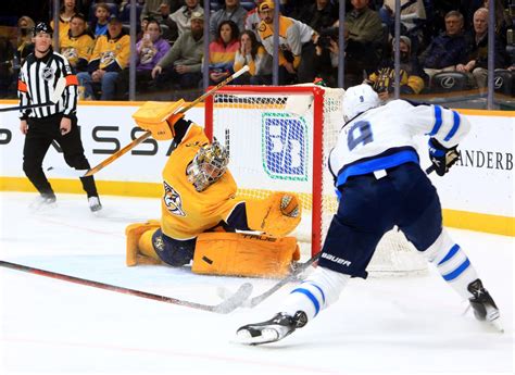 Game Recap Winnipeg Jets Vs Nashville Predators Arctic Ice Hockey