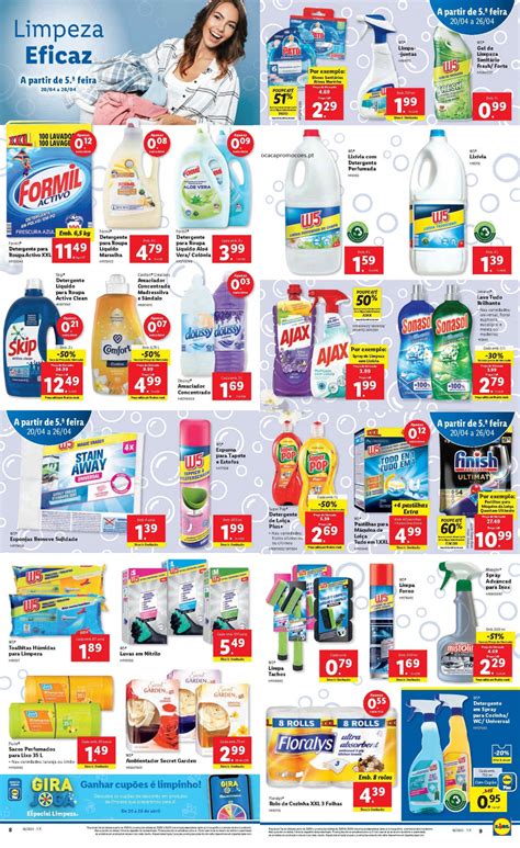 LIDL Destaques Antevisão LIMPEZA Promoções 20 abril a 26 abril O