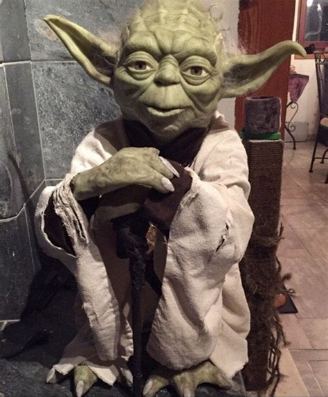 Star Wars Yoda Puppet Prop 11 Custom Life Size Prop Replica Etsy