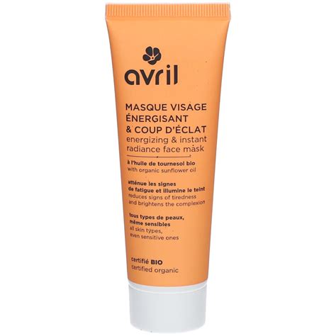 AVRIL Masque visage énergisant 50 ml Redcare Pharmacie