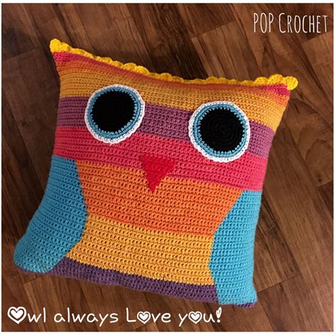 Owl Crochet Pillow Crochet Pillows Crochet Owl Easy Crochet Crochet