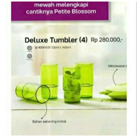 Jual Deluxe Tumbler Familia Mug Gelas Crystal Tupperware Ecer 1pcs