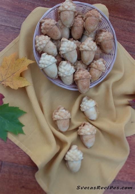 Fall Acorn Cookies (жолуді) - Sveta's Recipes