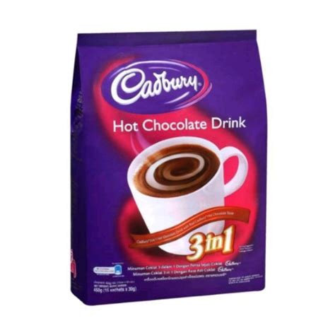 Jual Cadbury Hot Chocolate Drink In Isi Sachet G Shopee Indonesia