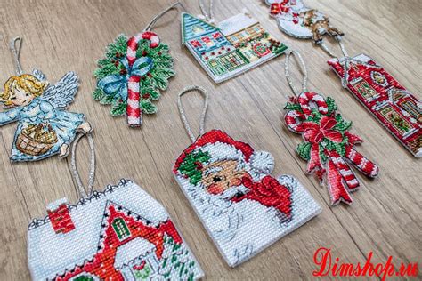 Набор для вышивания LetiStitch L8002 Christmas Toys Kit