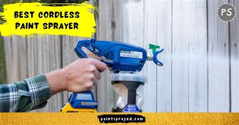 Best cordless paint sprayer in 2022 - Paint sprayed