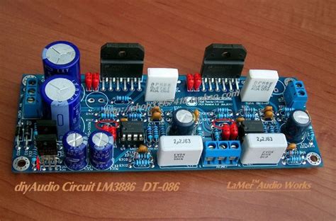 Diy lm3886 amplifier - petrolassa