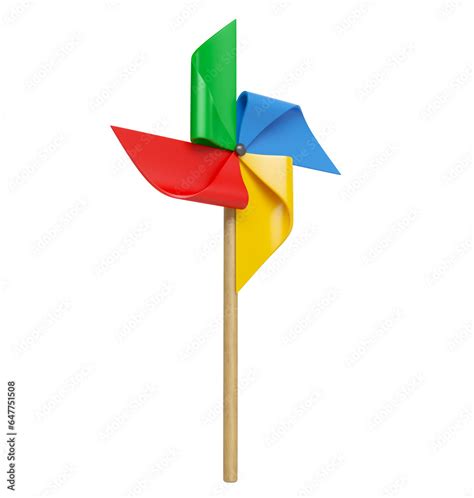 Colorful Weathervane In On Transparent Background In 3d Render Cartoon