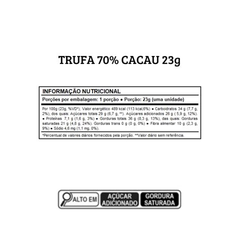 Trufa Tradicional Cacau G Cia Do Cacau