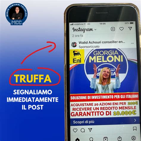 Attenzione Alla Truffa Delle False Azioni Eni Marco Camisani Calzolari