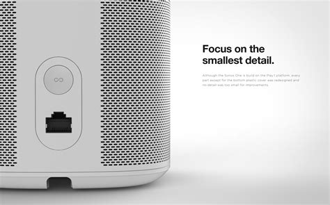 Sonos One - Smart voice speaker on Behance