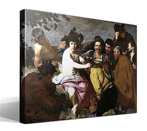 Cuadro Canvas Los borrachos El triunfo de Baco de Diego Velázquez