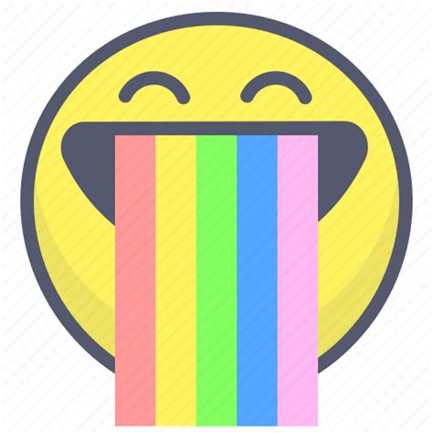 Rainbow Face Emoji