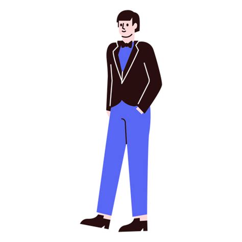 Cartoon Of A Man In A Suit And Tie Png And Svg Design For T Shirts