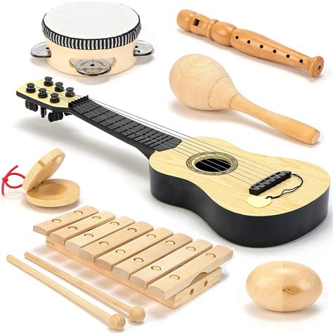 Buy Wooden Musical Instruments For Kids Band Class Preschool School