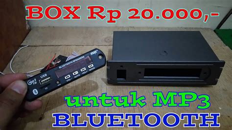 Cara Pasang MP3 BLUETOOTH Ke Box Pilih Merk MAX By Wong Deso YouTube