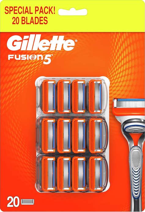 Gilette Fusion5 Scheermesjes Voor Mannen 20 Stuks Amazon Nl Beauty