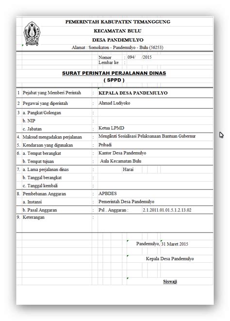 Berbagi Untuk Kebersamaan Spj Perjalanan Dinas