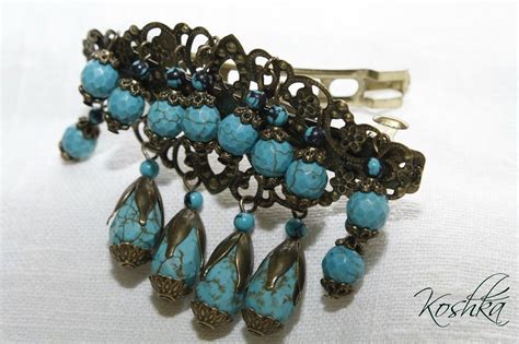 заколка для волос | Заколка для волос, Бижутерия, Бисер