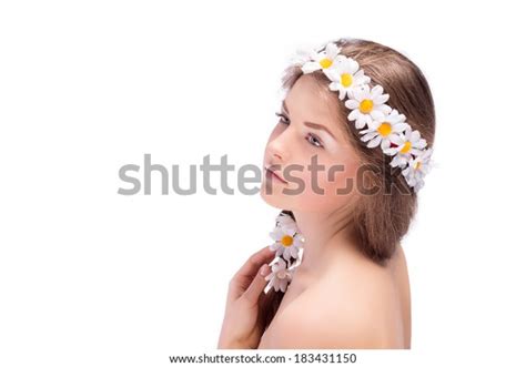 Close Portrait Beautiful Naked Woman Light Stock Photo Shutterstock