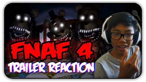 Five Nights At Freddy S 4 Trailer Reaction Youtube